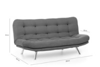 Canapea Atelier Del Sofa Misa Sofabed Grey imaginea #9 — magazin online Desire.md