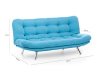 Canapea Atelier Del Sofa Misa Sofabed Turquoise imaginea #9 — magazin online Desire.md