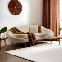 Canapea Atelier Del Sofa Eses Cream Bouclett imaginea #5 — magazin online Desire.md