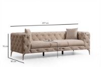 Диван Atelier Del Sofa Como Ecru фото №10 — интернет-магазин Desire.md