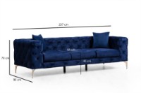 Диван Atelier Del Sofa Como Navy Blue фото №11 — интернет-магазин Desire.md