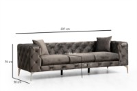 Диван Atelier Del Sofa Como Anthracite фото №9 — интернет-магазин Desire.md