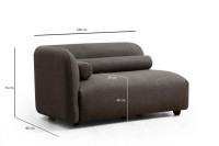 Canapea Atelier Del Sofa Victoria Grey Bouclette imaginea #10 — magazin online Desire.md