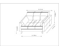 Диван Atelier Del Sofa Polya Dark Grey фото №9 — интернет-магазин Desire.md