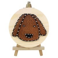 Pictură cu fir HiStone Brown Вog 11x11cm (DHAA28332)
