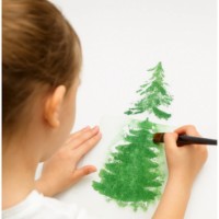 Șablon New World Christmas Tree In The Forest (S101) imaginea #2 — magazin online Desire.md