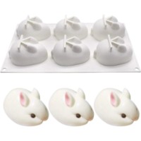 Mold siliconic New World Easter Bunny 6pcs (E26000112)