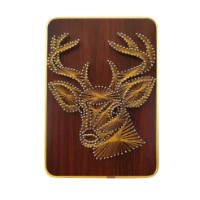 Pictură cu fir New World Golden Deer 21x30cm (DHACE28043)
