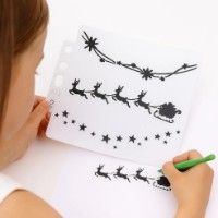 Șablon New World Santa's Trail 14x14cm (S109) imaginea #2 — magazin online Desire.md