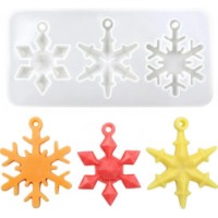 Mold siliconic New World Snowflakes 3pcs (С2502346)