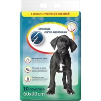 Covorașe absorbante pentru câini și pisici 4Dog 60x90cm 10pcs