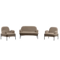 Set mobilă moale Atelier Del Sofa Aster Cappuccino imaginea #2 — magazin online Desire.md