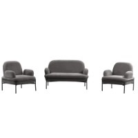 Set mobilă moale Atelier Del Sofa Aster Grey imaginea #2 — magazin online Desire.md