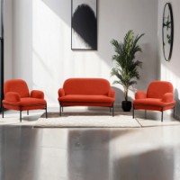 Set mobilă moale Atelier Del Sofa Aster Tile Red
