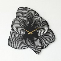 Настенные часы Wallity Azalea Black (APS039) фото №4 — интернет-магазин Desire.md