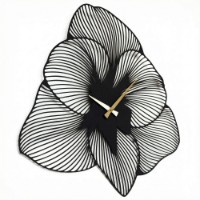 Настенные часы Wallity Azalea Black (APS039) фото №5 — интернет-магазин Desire.md