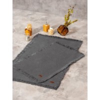 Covoraș de baie Cotton Box Bath Rug Anthracite