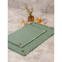 Covoraș de baie Cotton Box Bath Rug Green