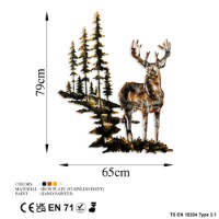 Panou decorativ Wallity Deer 3 imaginea #7 — magazin online Desire.md