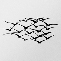 Panou decorativ Wallity Herd Of Birds imaginea #4 — magazin online Desire.md