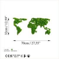Panou decorativ Wallity World Map imaginea #8 — magazin online Desire.md