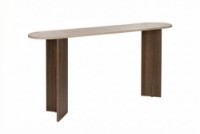 Masă consolă Hanah Home Sira Travertine/Walnut imaginea #7 — magazin online Desire.md