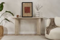 Masă consolă Hanah Home Sira Travertine