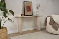 Masă consolă Hanah Home Sira Travertine imaginea #4 — magazin online Desire.md