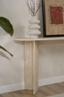 Masă consolă Hanah Home Sira Travertine imaginea #6 — magazin online Desire.md