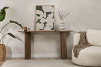 Masă consolă Hanah Home Sira Walnut