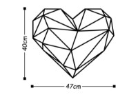 Panou decorativ Wallity Heart imaginea #3 — magazin online Desire.md