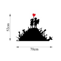 Panou decorativ Wallity Banksy 1 imaginea #6 — magazin online Desire.md