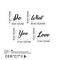 Panou decorativ Wallity Do Love Love Do imaginea #7 — magazin online Desire.md