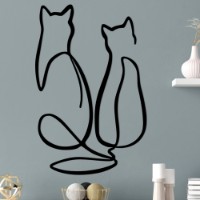Panou decorativ Wallity Couple Cat Love