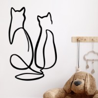 Panou decorativ Wallity Couple Cat Love imaginea #2 — magazin online Desire.md