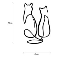 Panou decorativ Wallity Couple Cat Love imaginea #6 — magazin online Desire.md