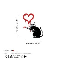 Panou decorativ Wallity Banksy 8 imaginea #7 — magazin online Desire.md