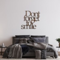 Panou decorativ Wallity Rusty Dont Forget For Smile imaginea #3 — magazin online Desire.md