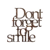 Panou decorativ Wallity Rusty Dont Forget For Smile imaginea #5 — magazin online Desire.md