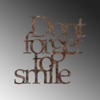 Panou decorativ Wallity Rusty Dont Forget For Smile imaginea #6 — magazin online Desire.md