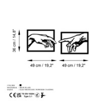 Panou decorativ Wallity Hands imaginea #7 — magazin online Desire.md