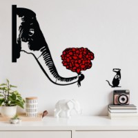 Panou decorativ Wallity Banksy Metal 04