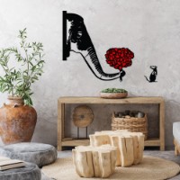 Panou decorativ Wallity Banksy Metal 04 imaginea #2 — magazin online Desire.md