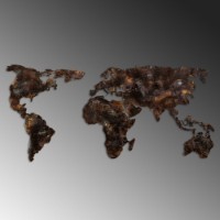 Panou decorativ Wallity World Map 25 imaginea #4 — magazin online Desire.md