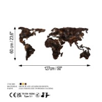 Panou decorativ Wallity World Map 25 imaginea #6 — magazin online Desire.md