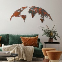 Panou decorativ Wallity World Map Medium 2 imaginea #3 — magazin online Desire.md