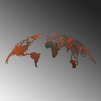 Panou decorativ Wallity World Map Medium 2 imaginea #5 — magazin online Desire.md