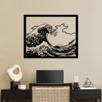 Panou decorativ Wallity Hokusai imaginea #2 — magazin online Desire.md