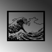 Panou decorativ Wallity Hokusai imaginea #5 — magazin online Desire.md