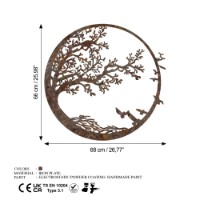 Panou decorativ Wallity Rusty Tree imaginea #7 — magazin online Desire.md